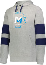 Load image into Gallery viewer, Mid Michigan Softball Holloway Hoodie - White/Carolina Laces
