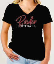 Load image into Gallery viewer, PHS Football Script Ladies V-neck
