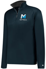 Load image into Gallery viewer, Mid Michigan Softball Performance 1/4 zip
