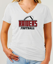 Load image into Gallery viewer, JR Football Ladies V-neck
