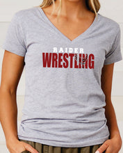 Load image into Gallery viewer, Boys Wrestling Ladies V-neck
