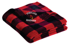 Load image into Gallery viewer, Portland Raiders Plaid Blanket
